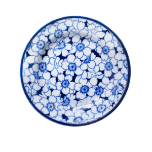Blue Floral Dining Plate