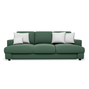 Green 3-seater sofa