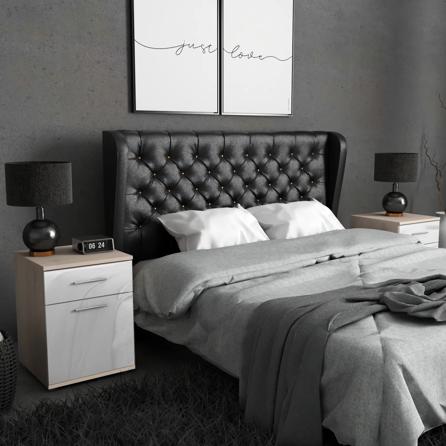 Bedside Table Cabinet Coffee Table Desk Wardrobe - Image 2