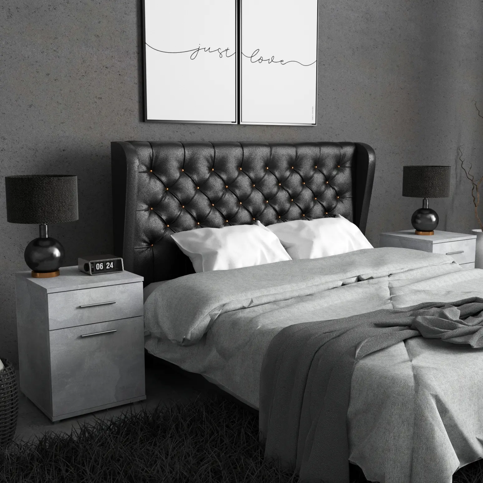 Bedside Table Cabinet Coffee Table Desk Wardrobe - Image 4