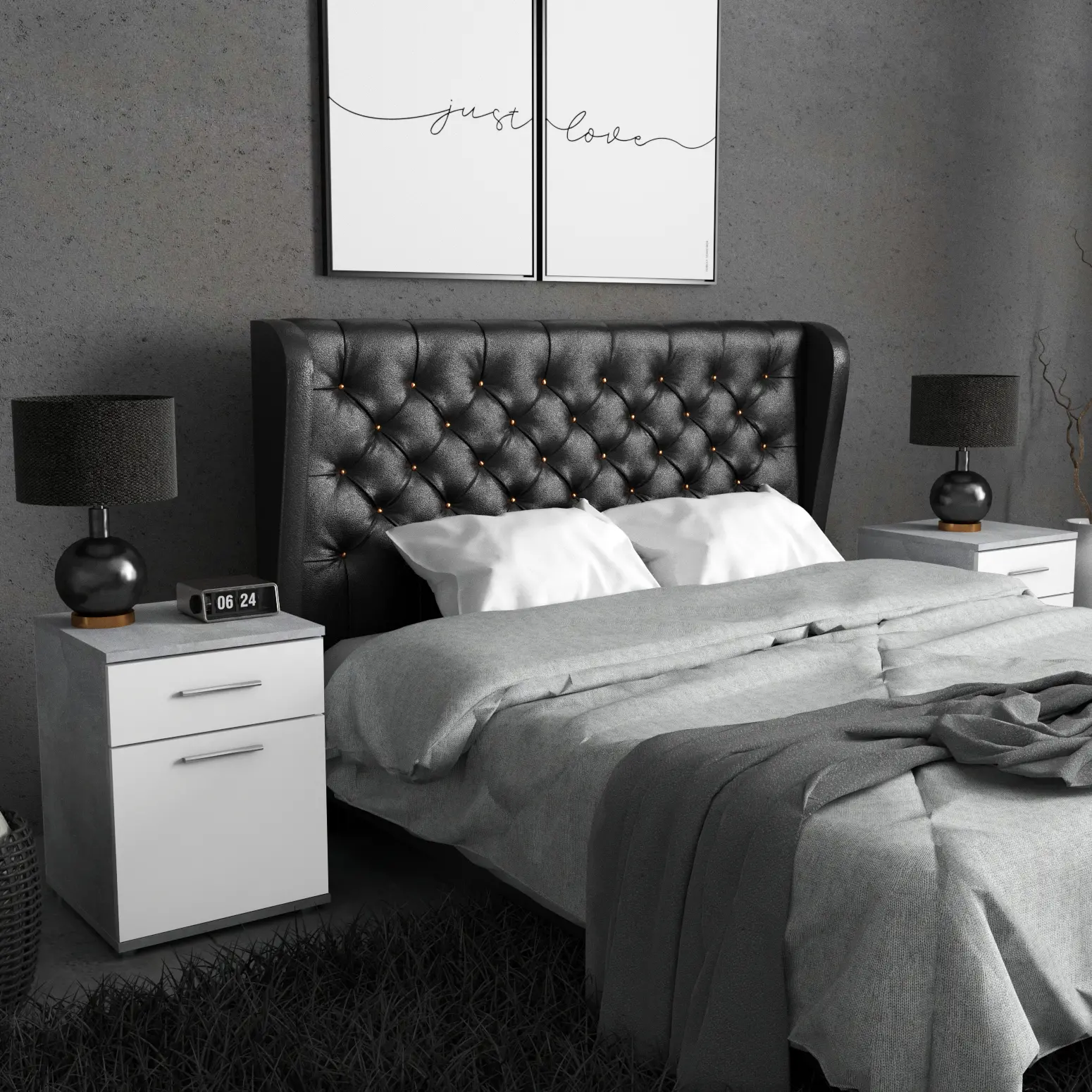 Bedside Table Cabinet Coffee Table Desk Wardrobe - Image 8