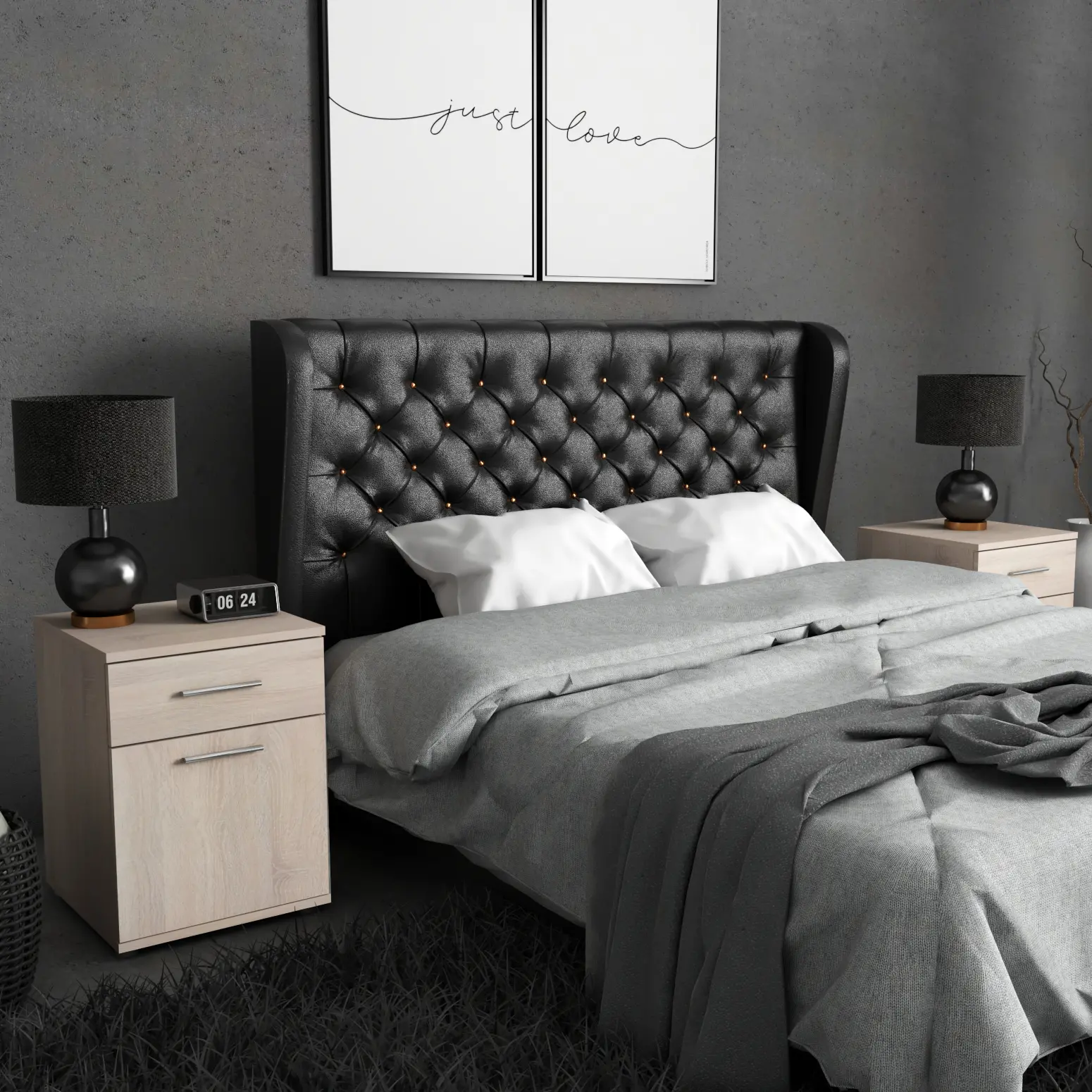 Bedside Table Cabinet Coffee Table Desk Wardrobe - Image 10