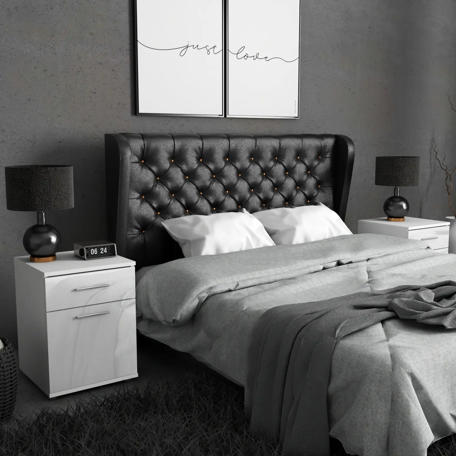 Bedside Table Cabinet Coffee Table Desk Wardrobe - Image 14