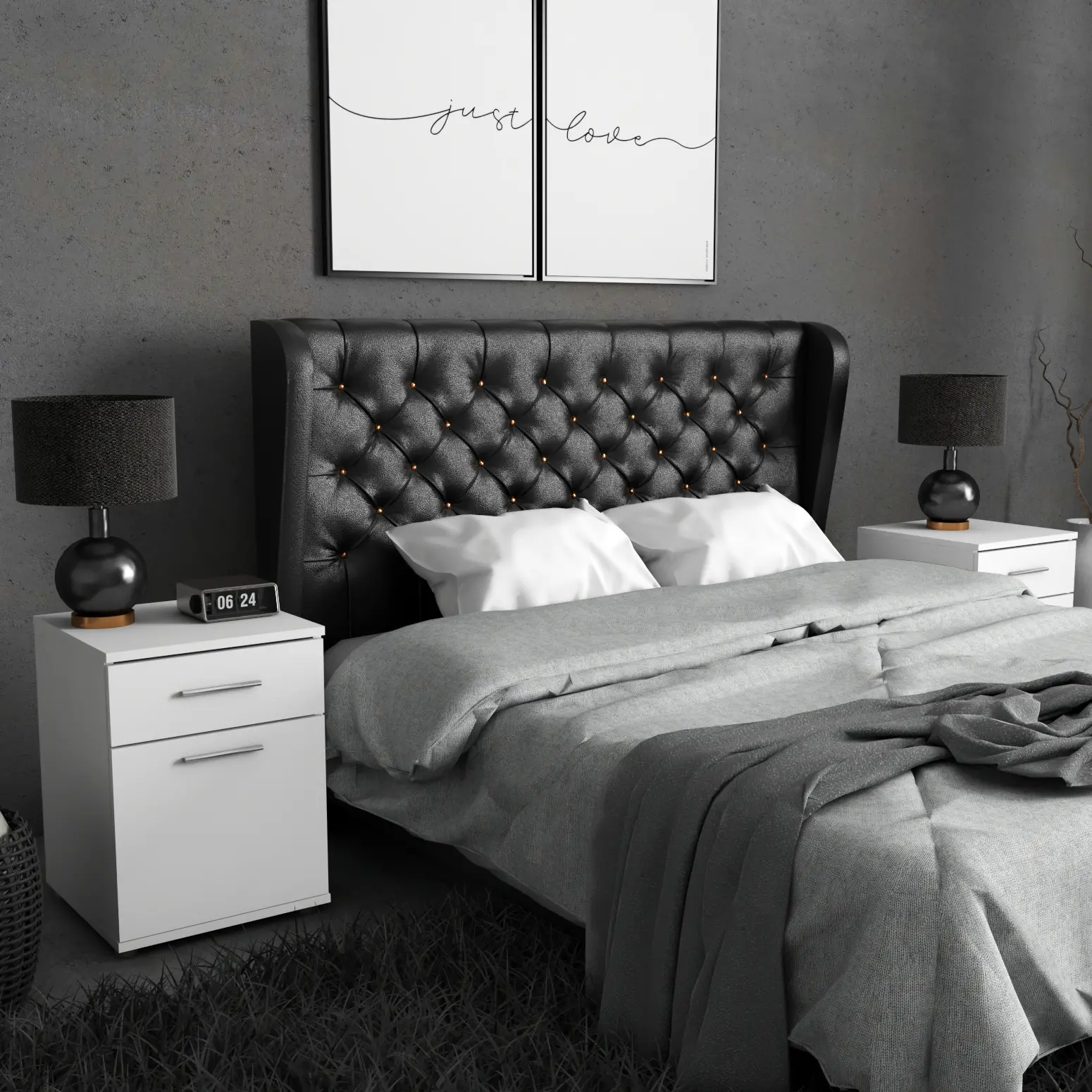 Bedside Table Cabinet Coffee Table Desk Wardrobe - Image 16